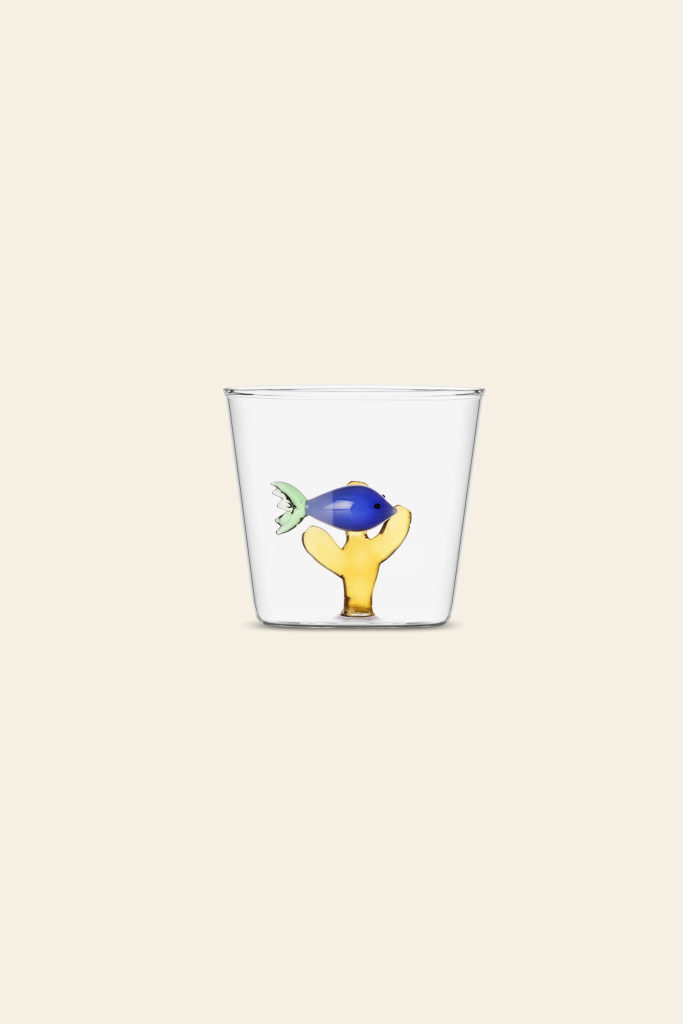 Ichendorf Milano Marine Garden Tumbler Blue Fish Amber Seaweed 1