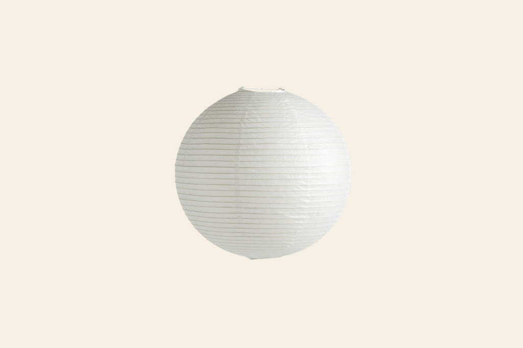 HAY Rice Paper Shade 50cm Dia. With Pendant Cord Set Classic White 1