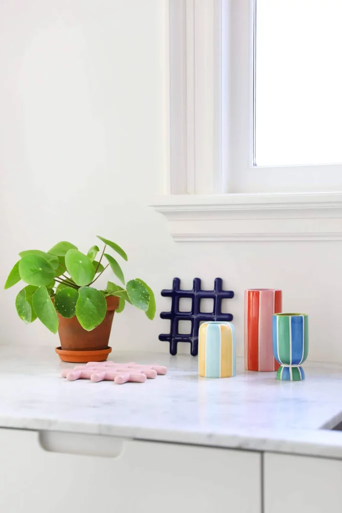 klevering Ligne Vase Set of 3 Multicolour 2