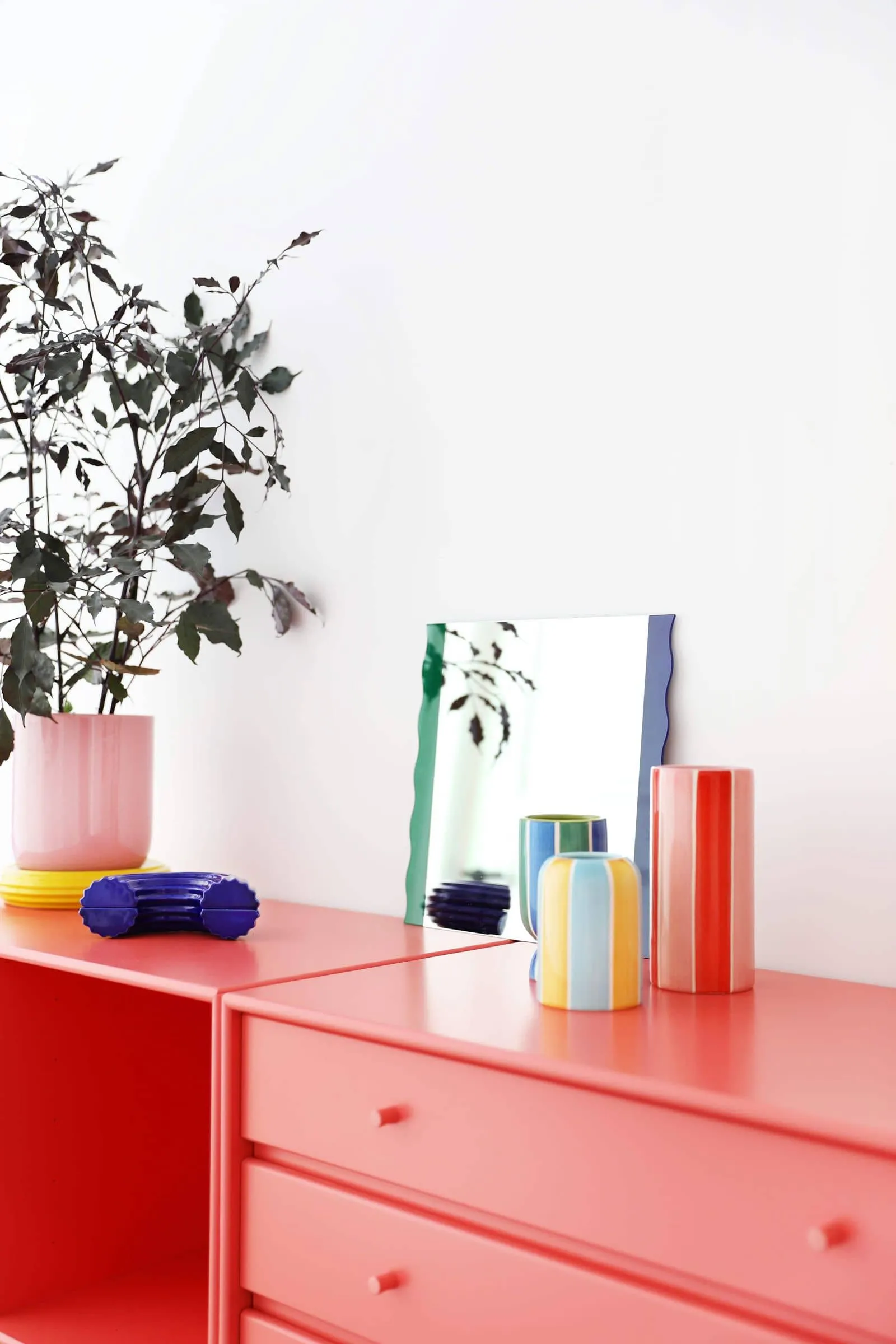 klevering Ligne Vase Set of 3 Multicolour 3