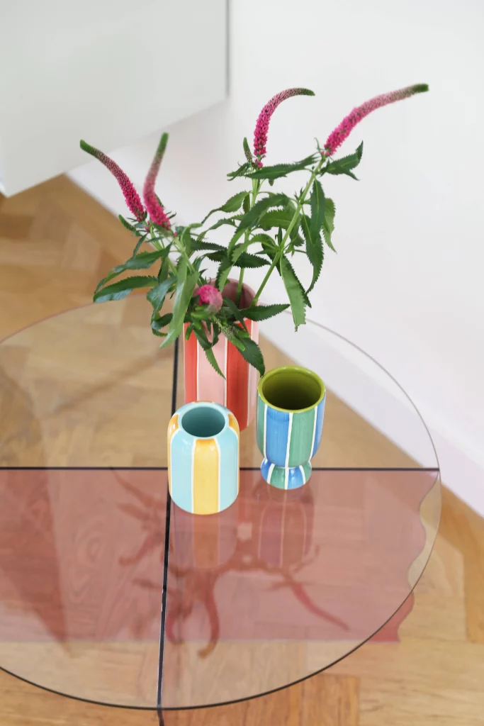 klevering Ligne Vase Set of 3 Multicolour 4