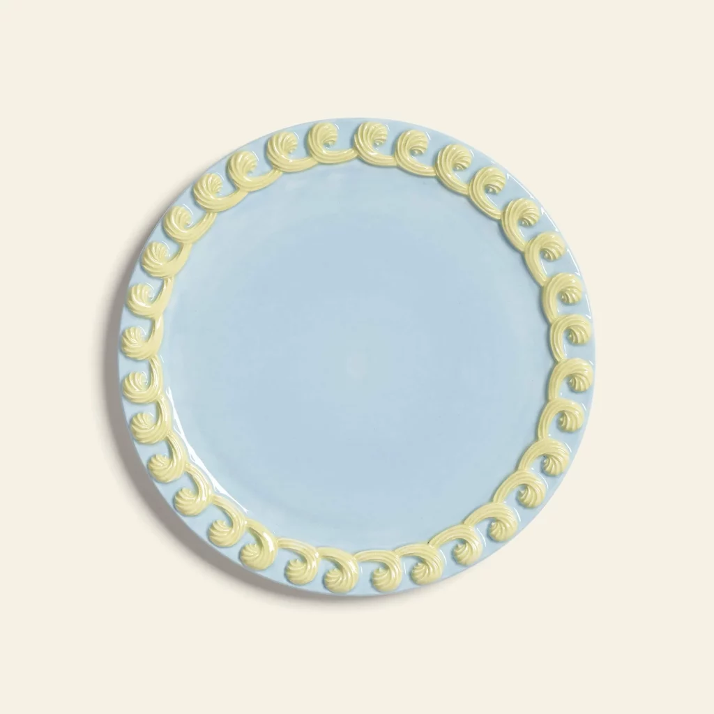 klevering Whipped Plate Set of 4 Multicolour 2