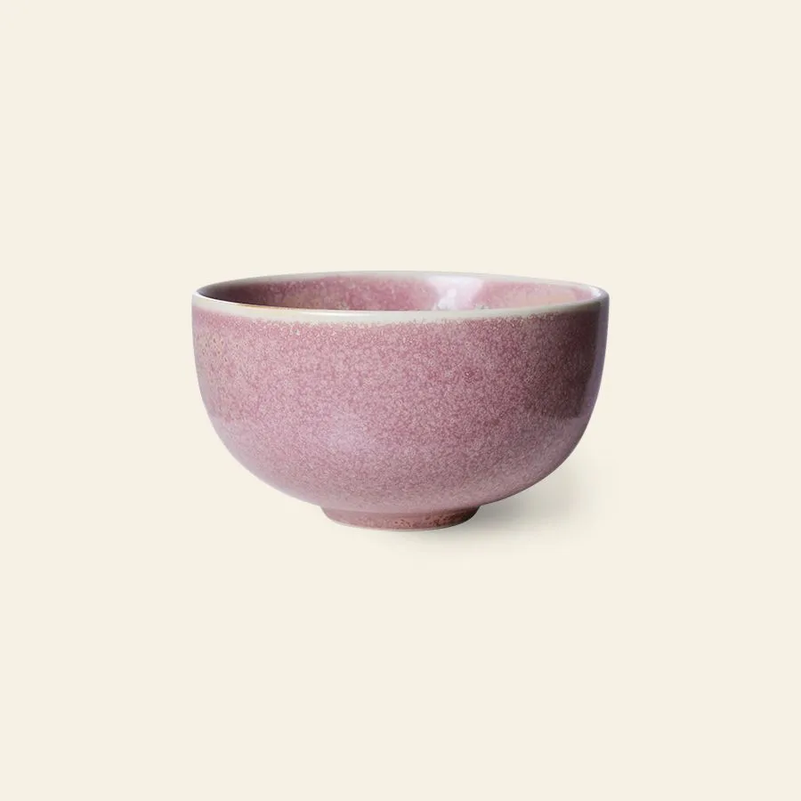 HKliving Chef Ceramics Bowl Rustic Pink 1