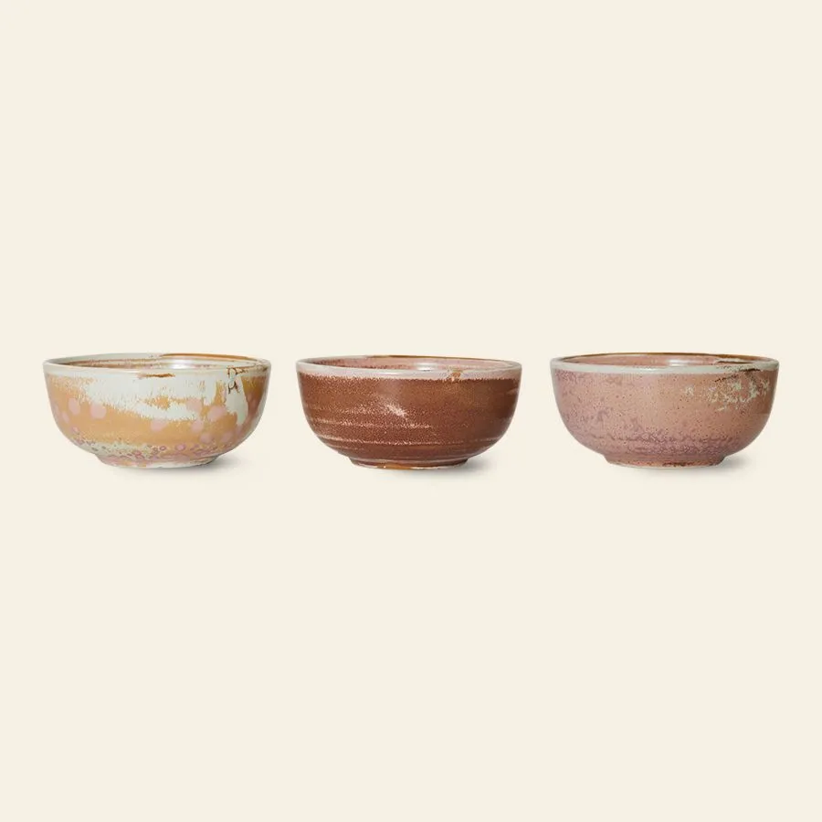 HKliving Chef Ceramics Bowl Rustic Pink 3