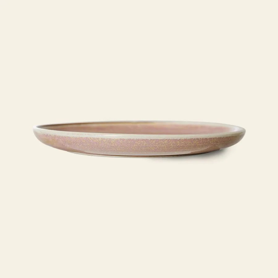 HKliving Chef Ceramics Side Plate Rustic Pink 3