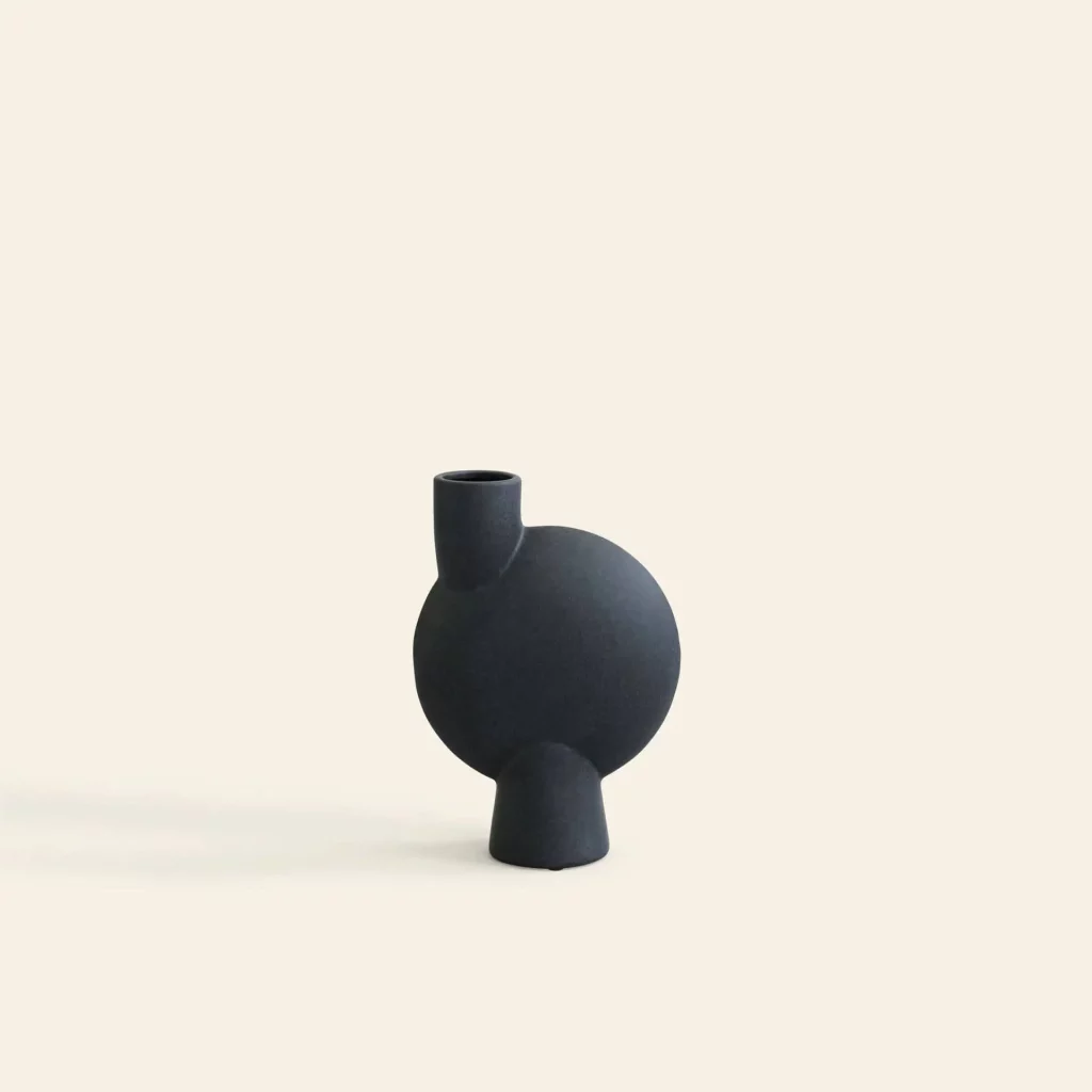 101 Copenhagen Sphere Vase Bubl Medio Black 1
