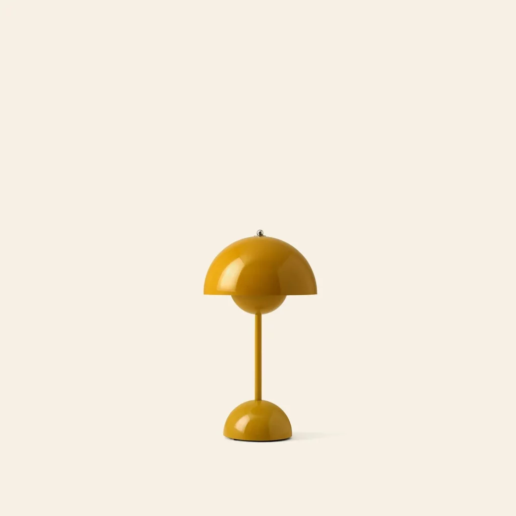 Tradition Flowerpot VP9 Portable Table Lamp Mustard 1