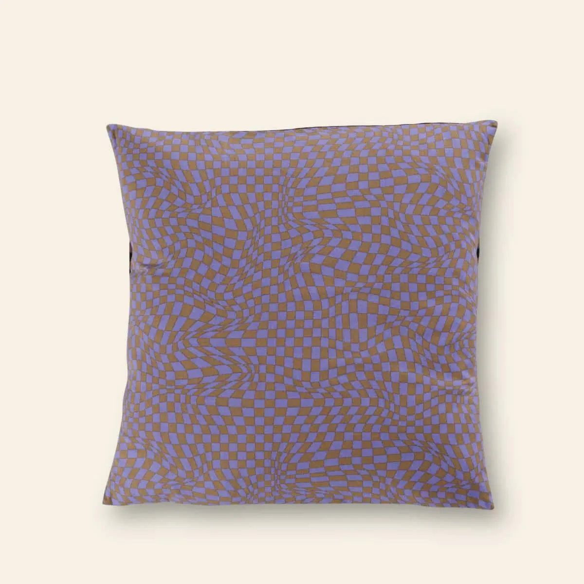 BAGGU Throw Pillow Case Trippy Checker Mix 1