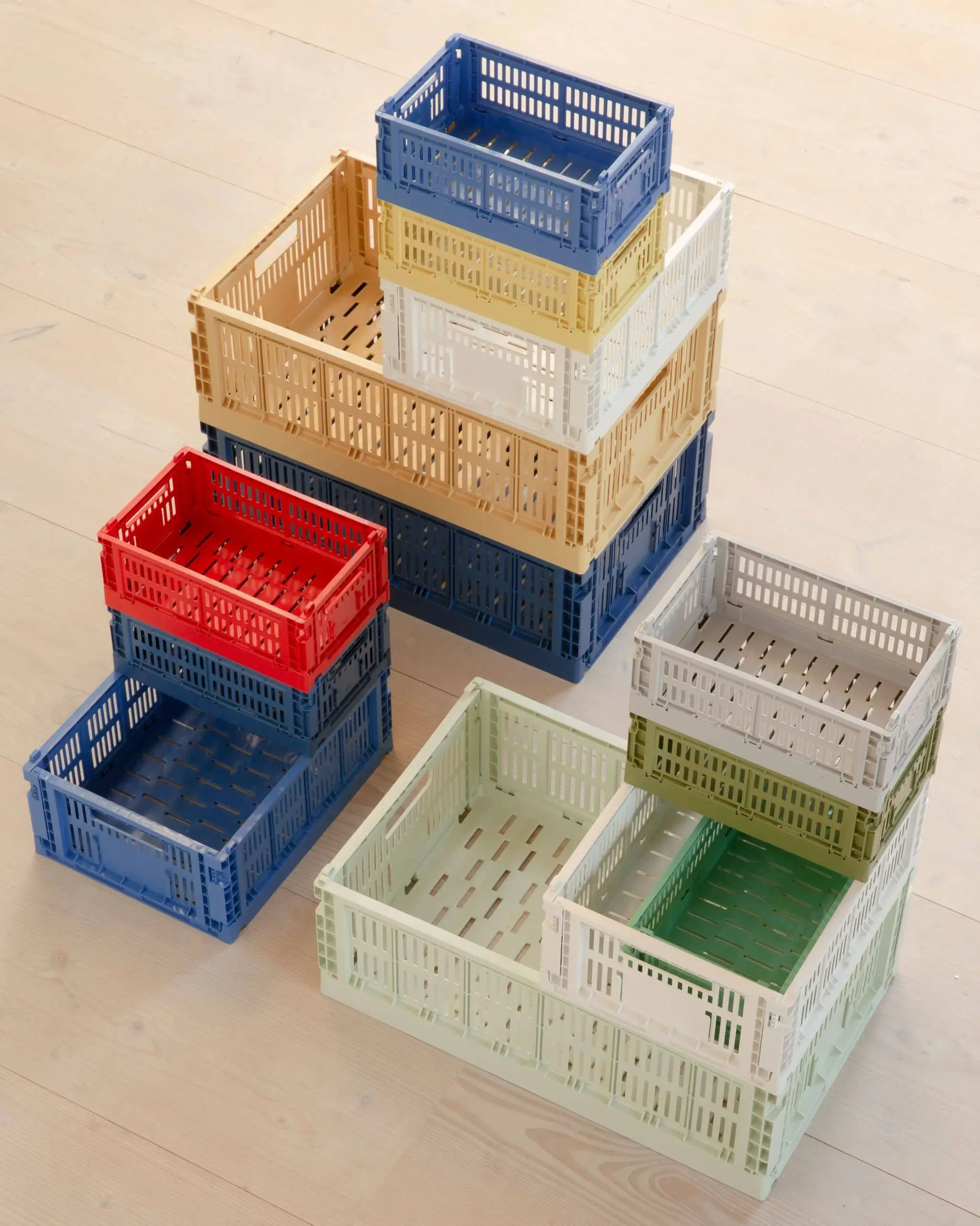 HAY Colour Crate Small Olive 2