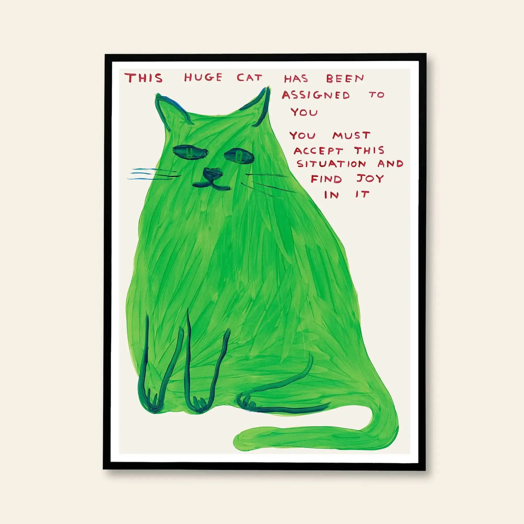 Shrig Shop David Shrigley This Huge Cat 60x80 Poster 2