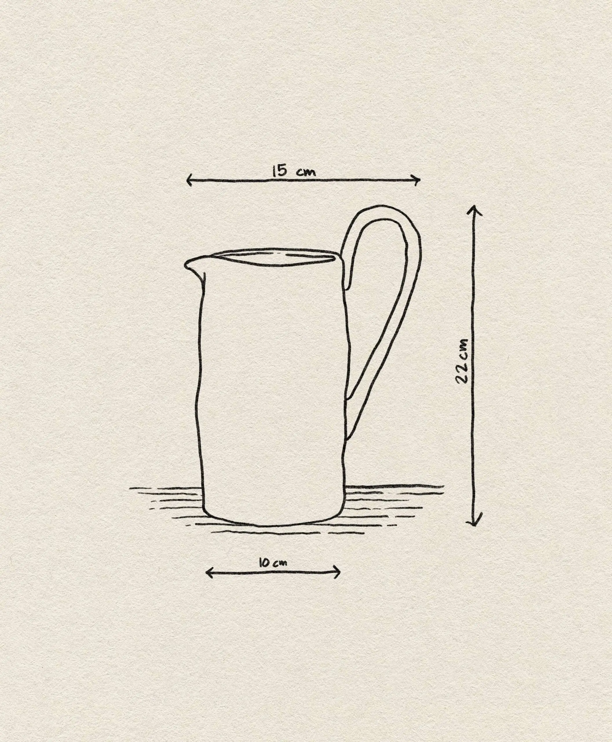 ferm Living Flow Jug Black 3