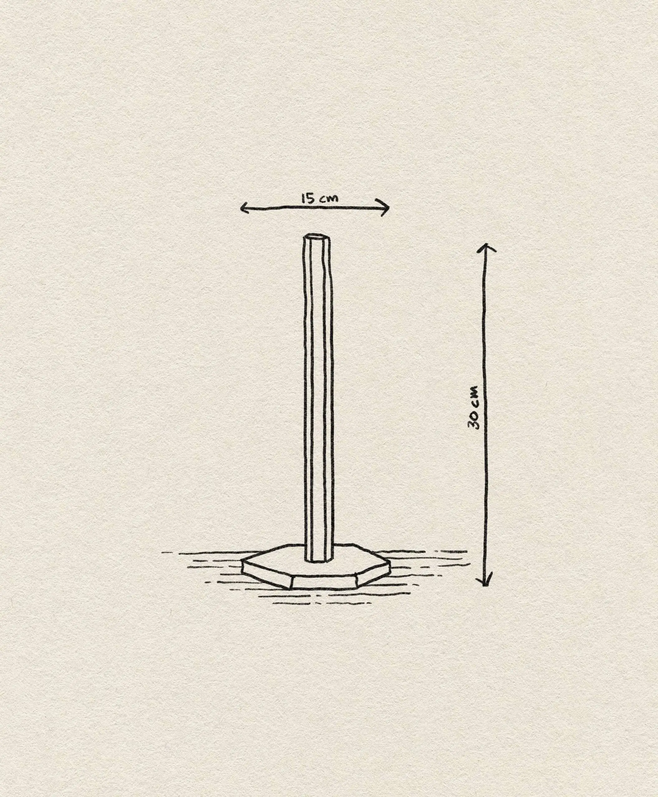 ferm Living Hexagon Stand Brass 3