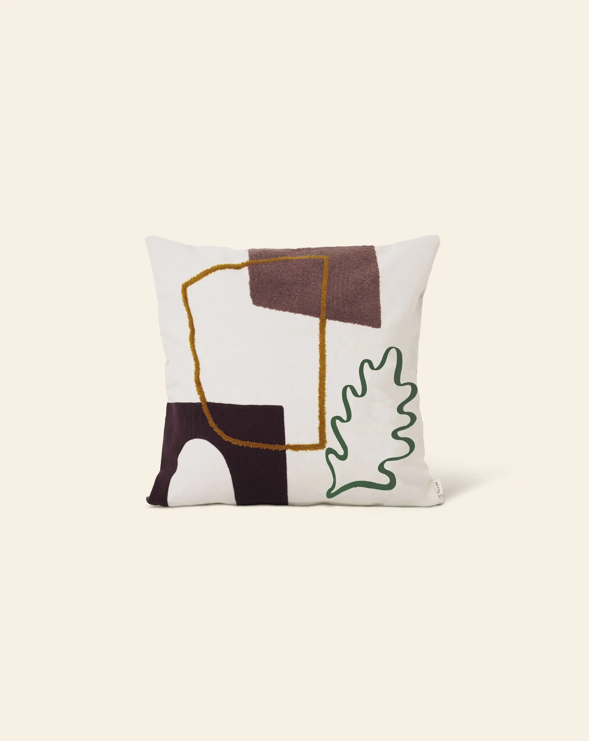 ferm Living Mirage Cushion Leaf 1