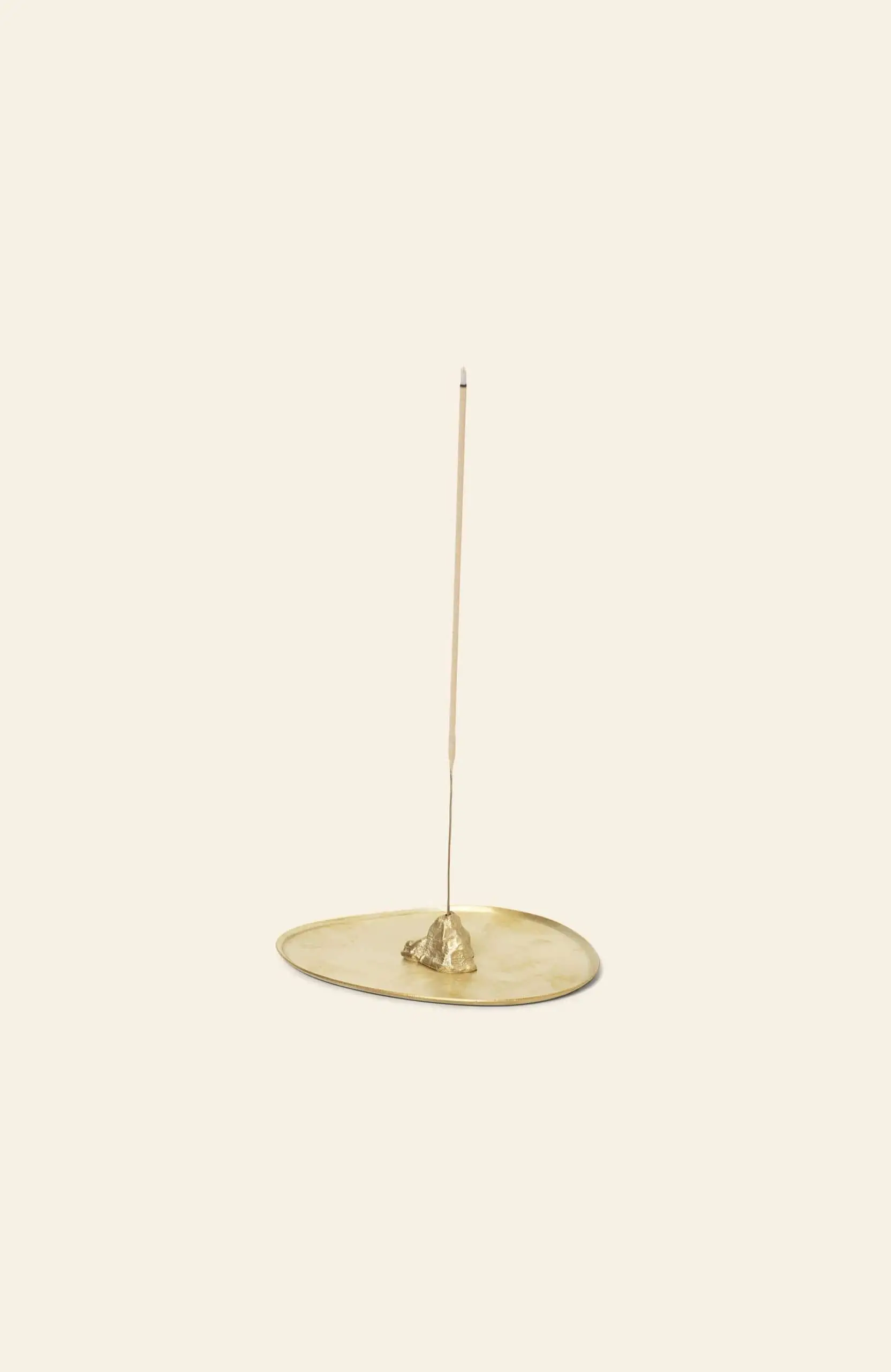 ferm Living Stone Incense Burner Brass 1