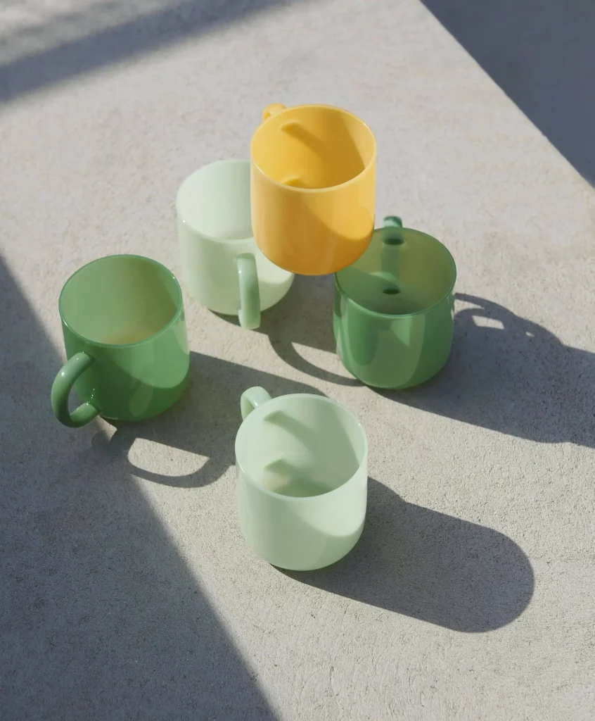 HAY Borosilicate Mug Set of 2 Jade Green 3