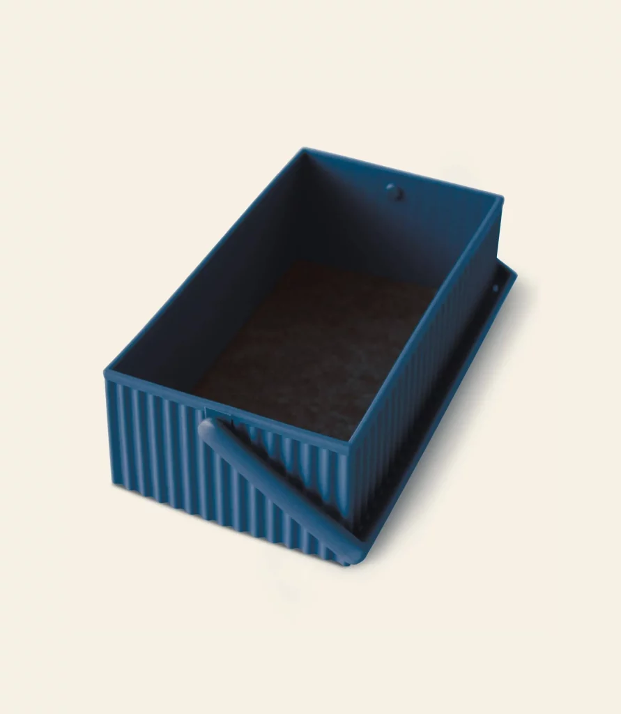 Hachiman Omnioffre Stackable Storage Box S Navy 1