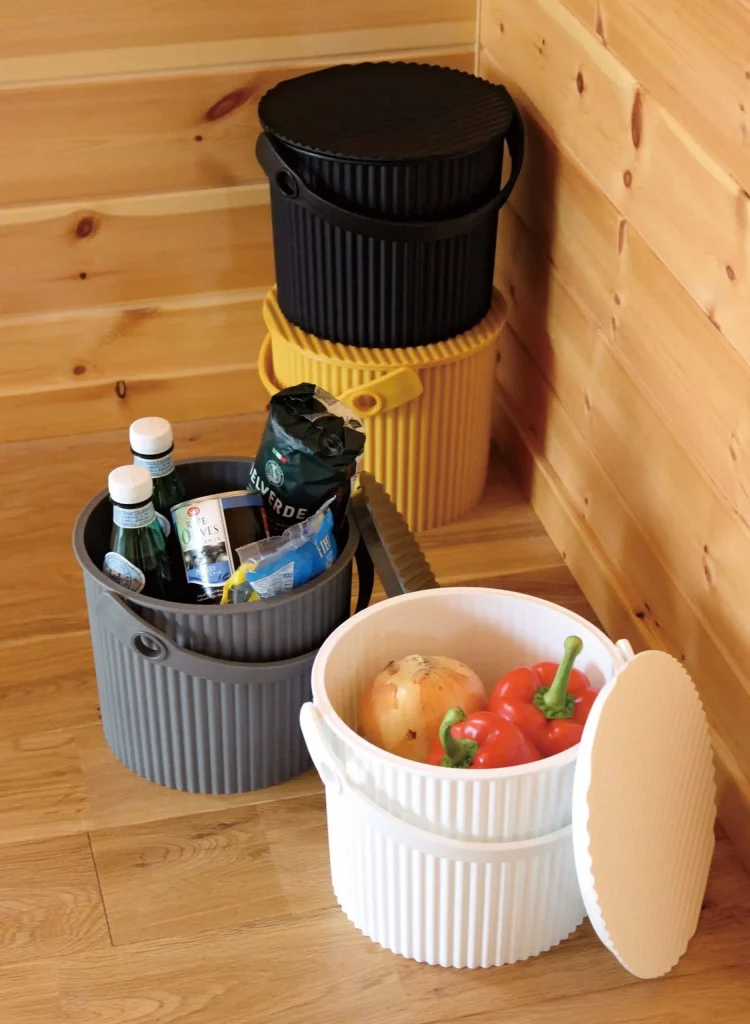 Hachiman Omnioutil Storage Bucket S Mustard 2