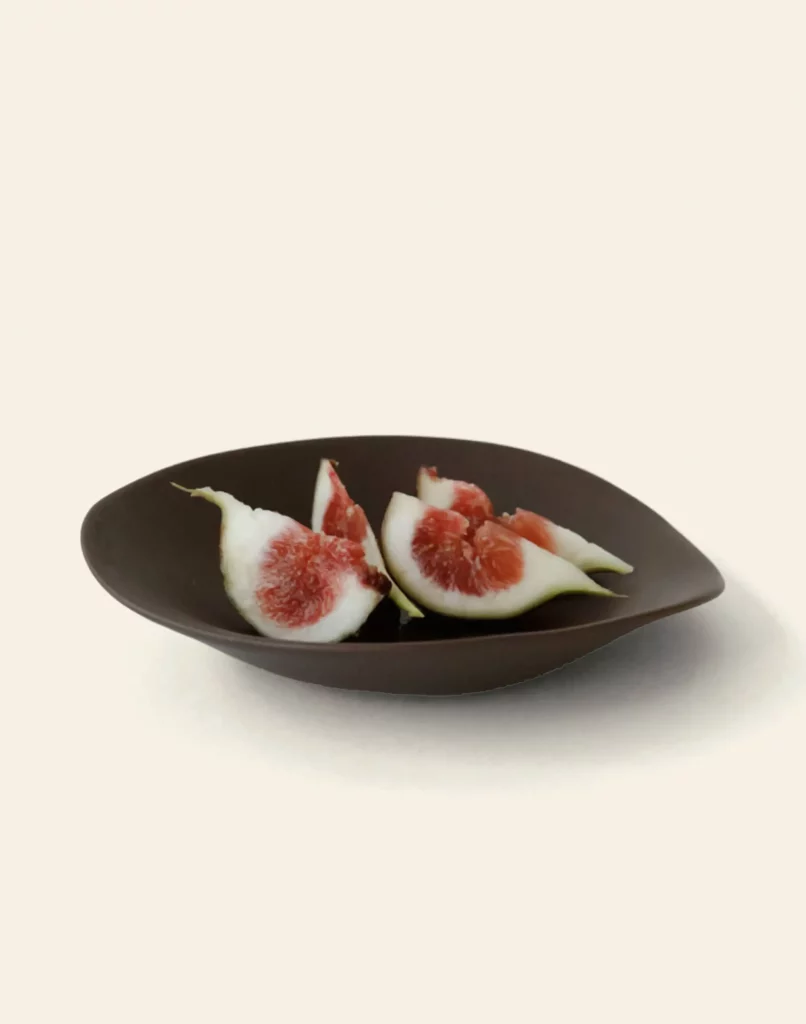NR Ceramics HIN Dessert Plate Brown 2