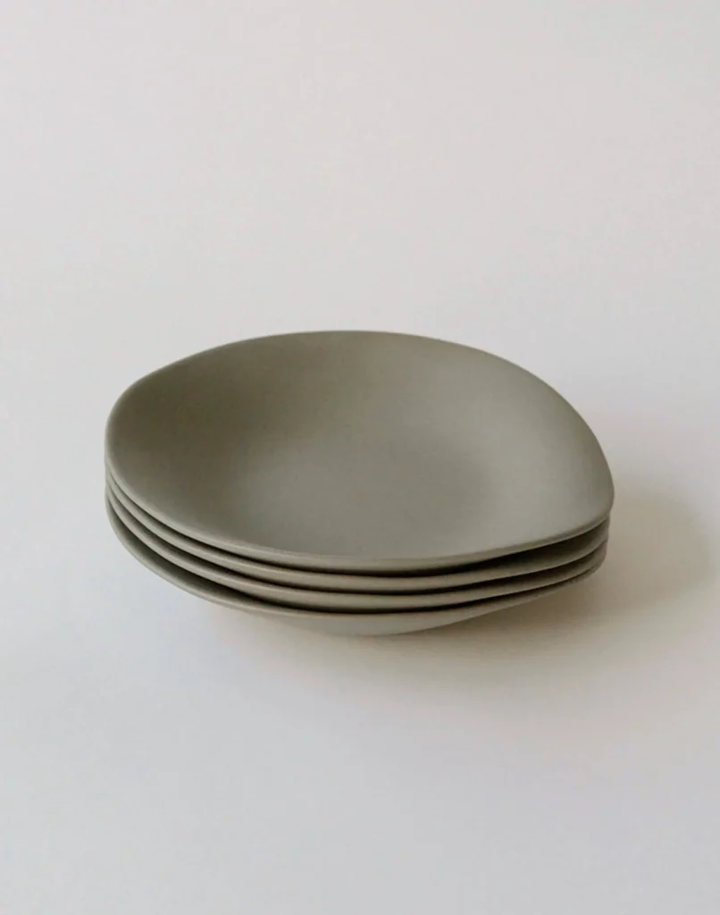 NR Ceramics HIN Dessert Plate Khaki Green 7