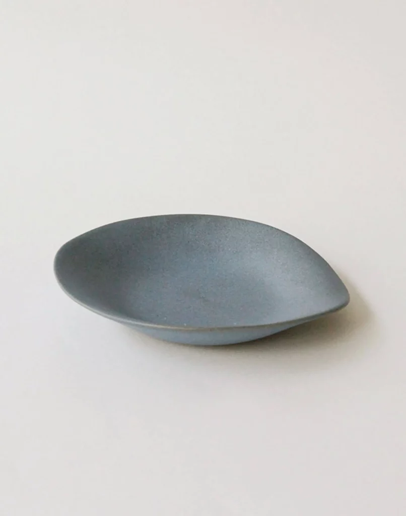 NR Ceramics HIN Dessert Plate Stone Blue 4