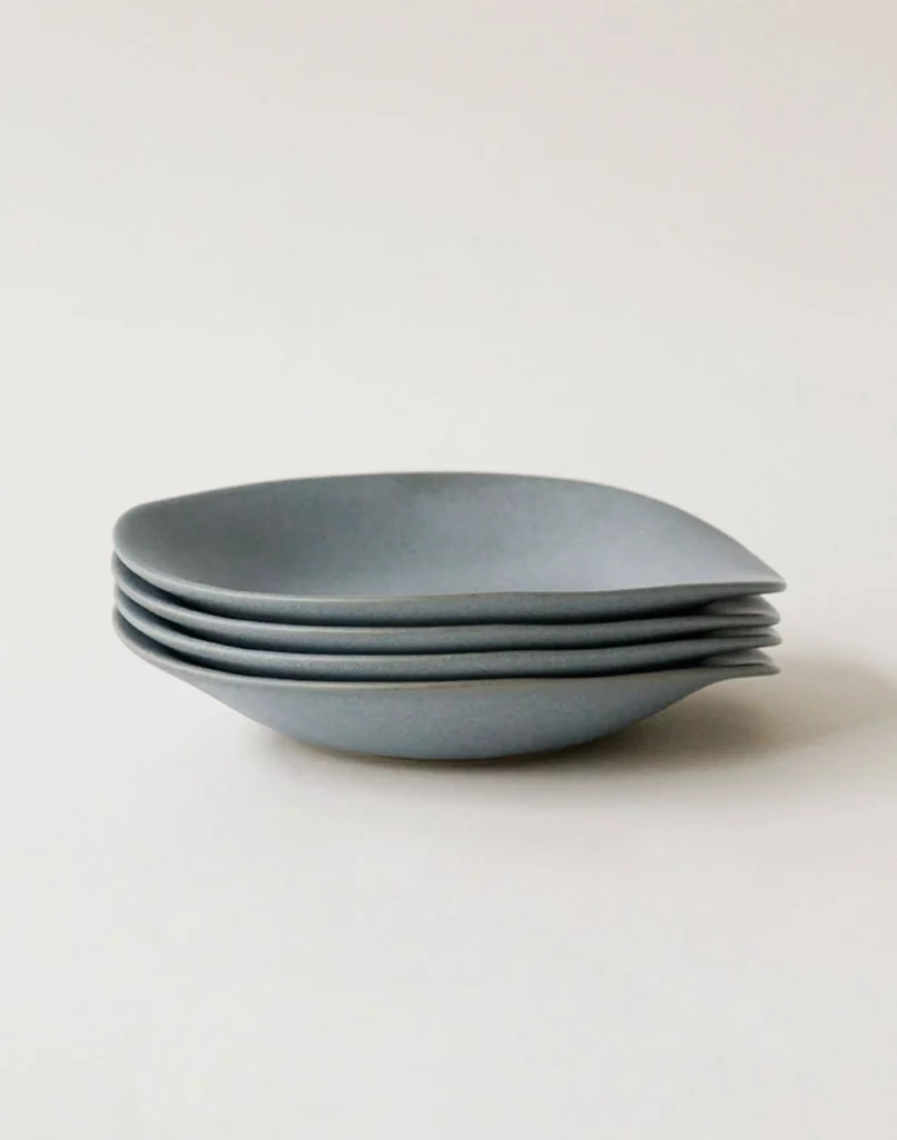 NR Ceramics HIN Dessert Plate Stone Blue 8