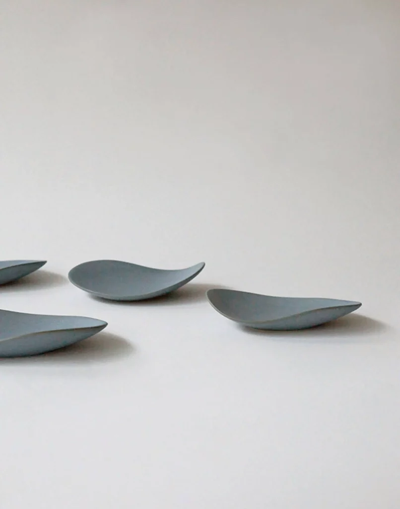 NR Ceramics HIN Pebble Plate S Stone Blue 5