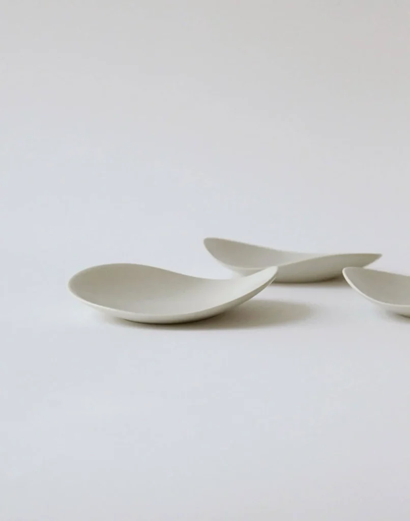 NR Ceramics HIN Pebble Plate S Stone White 5