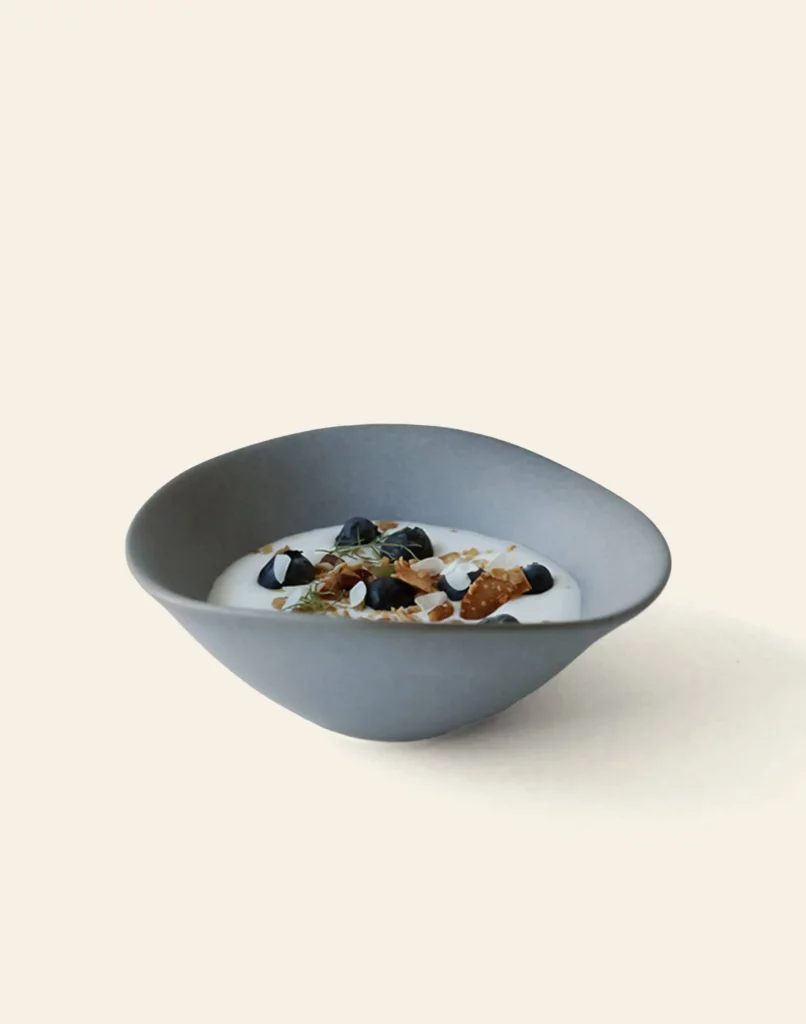 NR Ceramics HIN Soup Bowl Stone Blue 2