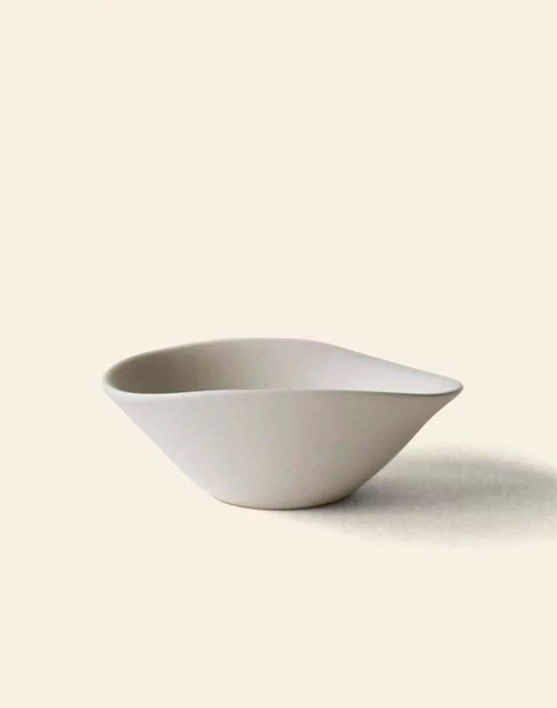 NR Ceramics HIN Soup Bowl Stone White 1
