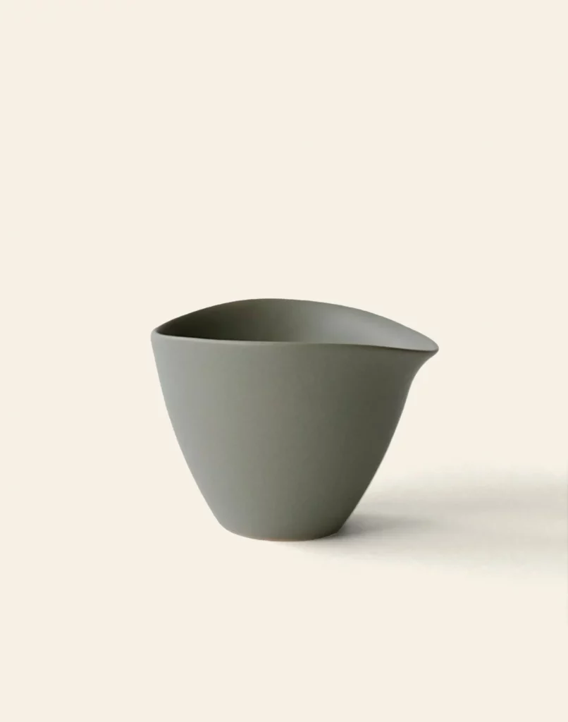 NR Ceramics HIN Tea Cup Khaki Green 1