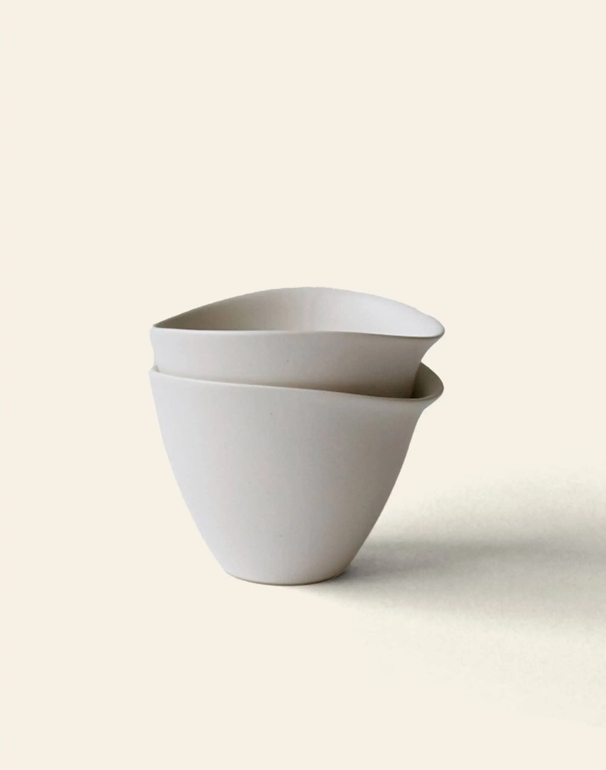 NR Ceramics HIN Tea Cup Stone White 2