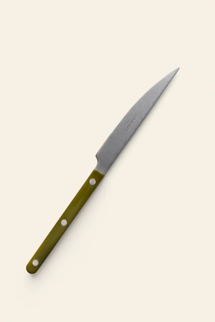 Sabre Bistrot Vintage Dinner Knife Fern Green 2