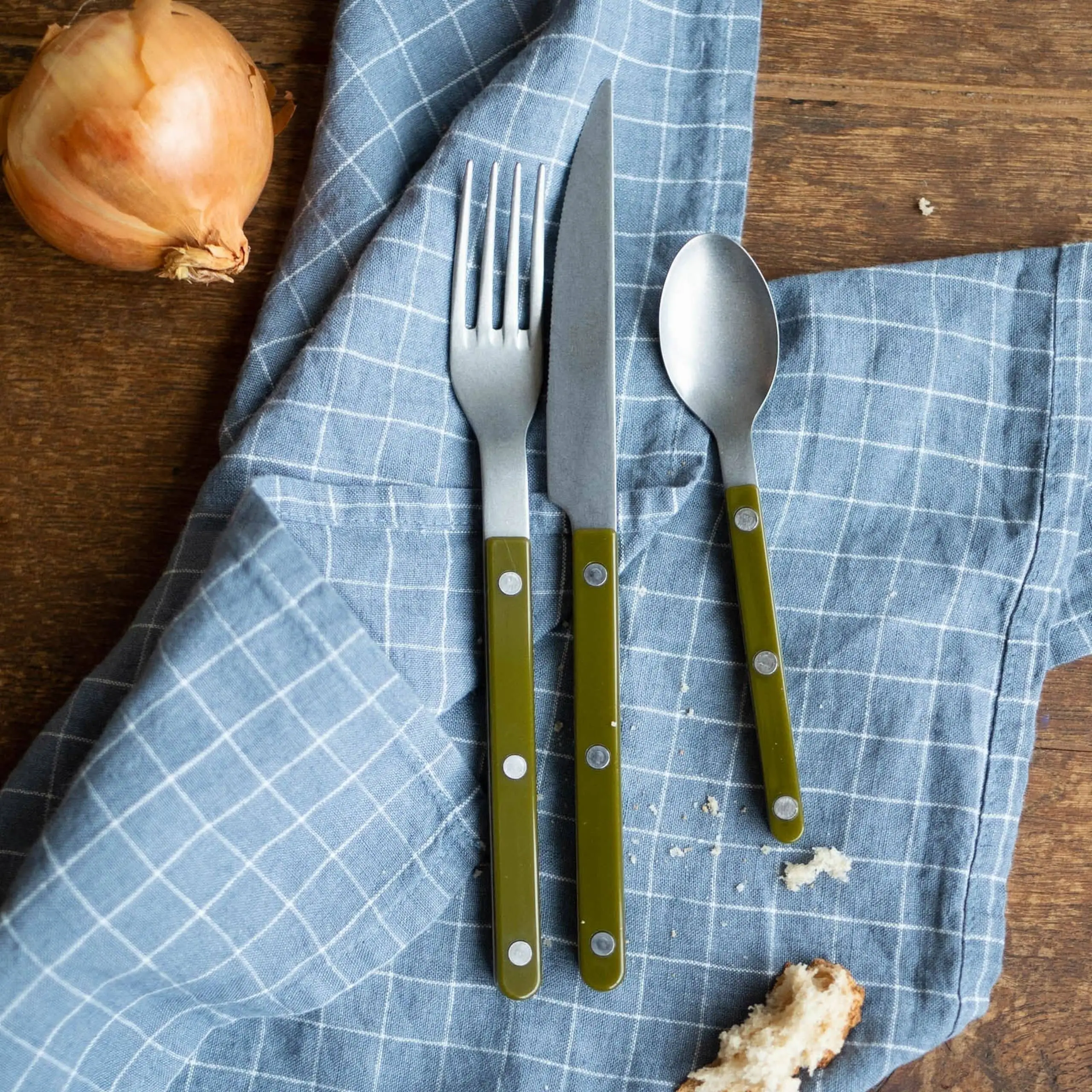 Sabre Bistrot Vintage Dinner Knife Fern Green 4