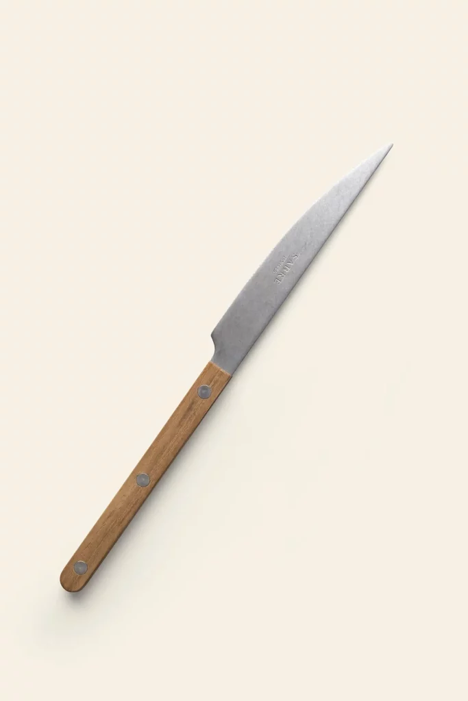 Sabre Bistrot Vintage Dinner Knife Teak 2
