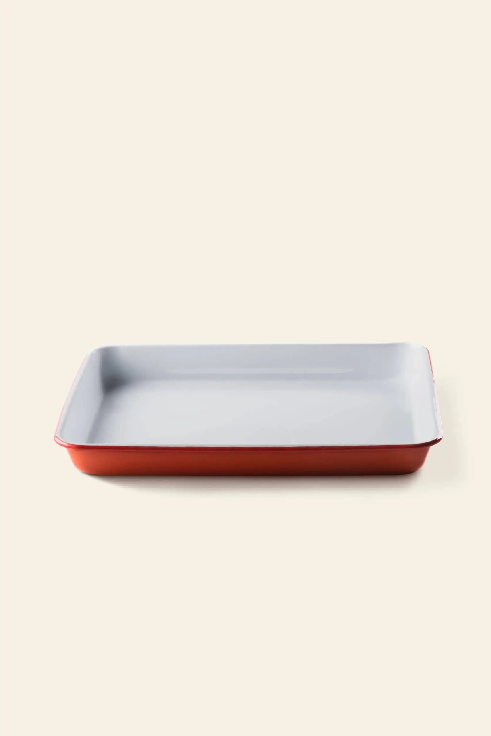 Falcon Enamelware Serving Tray Pillarbox Red 2