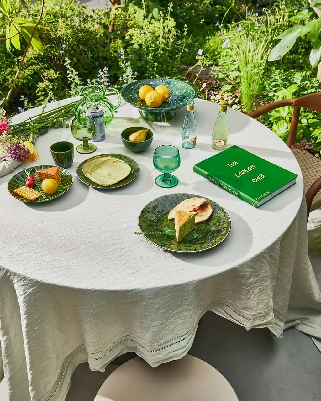 HKliving The Emeralds Ceramic Dessert Bowl Set of 4 Green 6