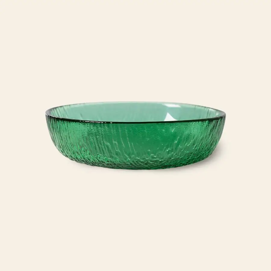 HKliving The Emeralds Glass Dessert Bowl Green 1