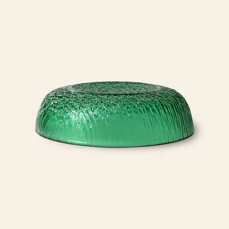 HKliving The Emeralds Glass Dessert Bowl Green 4