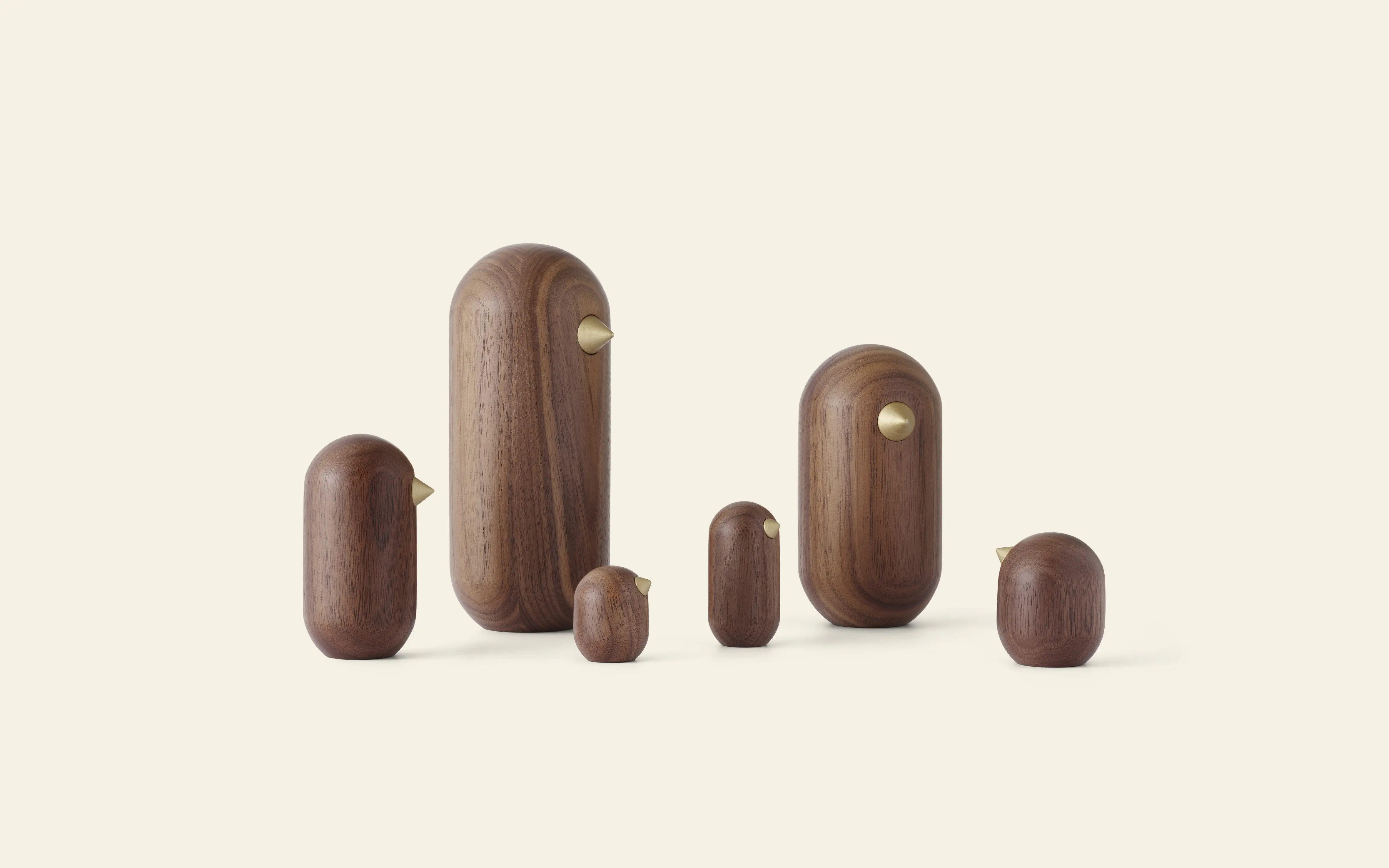 Normann Copenhagen Little Bird 45cm Walnut 2