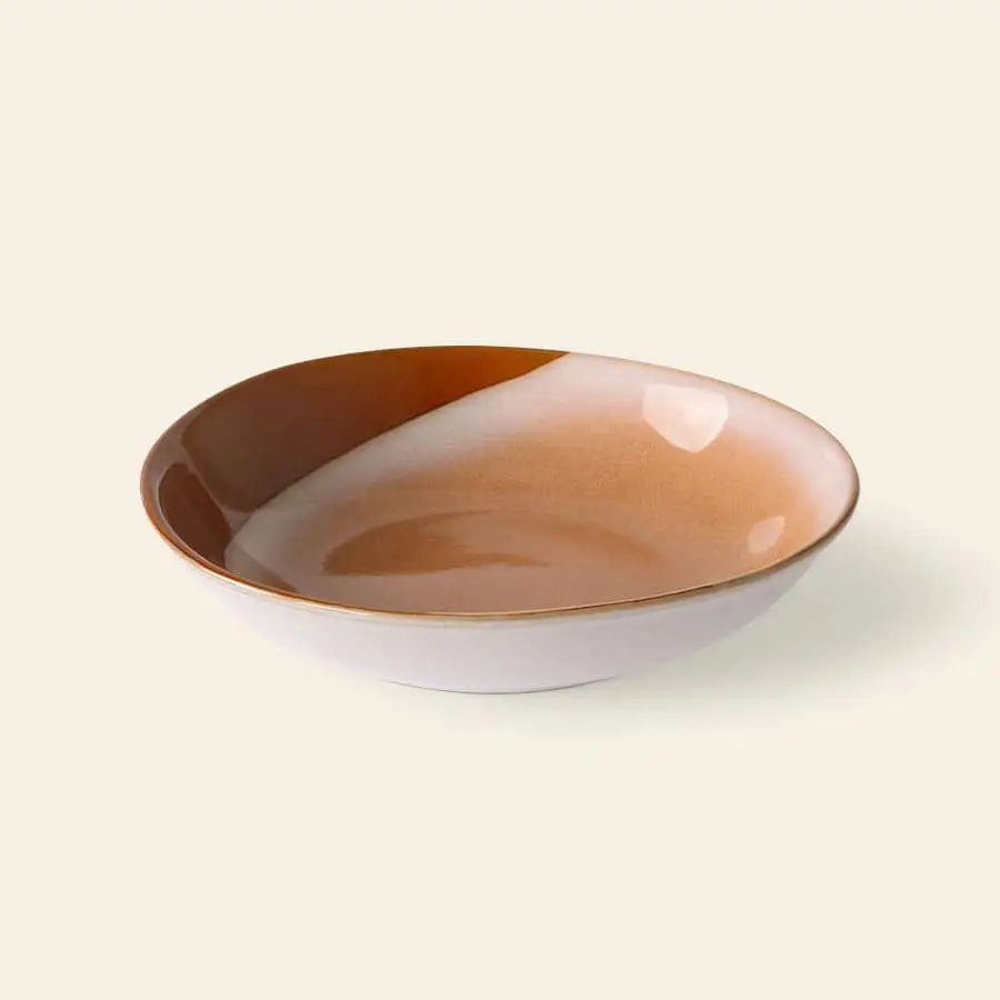 HKliving 70s Ceramics Curry Bowls Set of 2 Hills 3