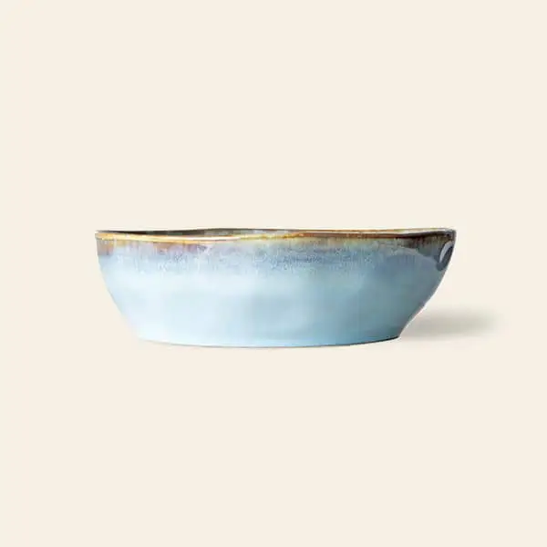 HKliving 70s Ceramics Pasta Bowls Set of 2 Lagune 3