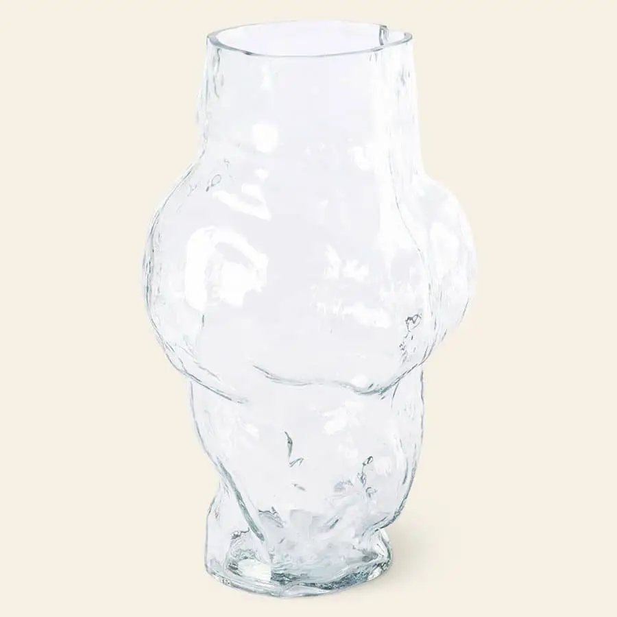 HKliving HK Objects Cloud Vase Clear Glass High Clear 1