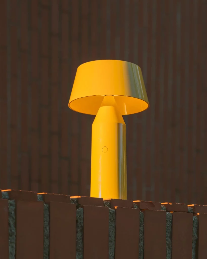 Marset Bicoca Portable Table Lamp Yellow 3