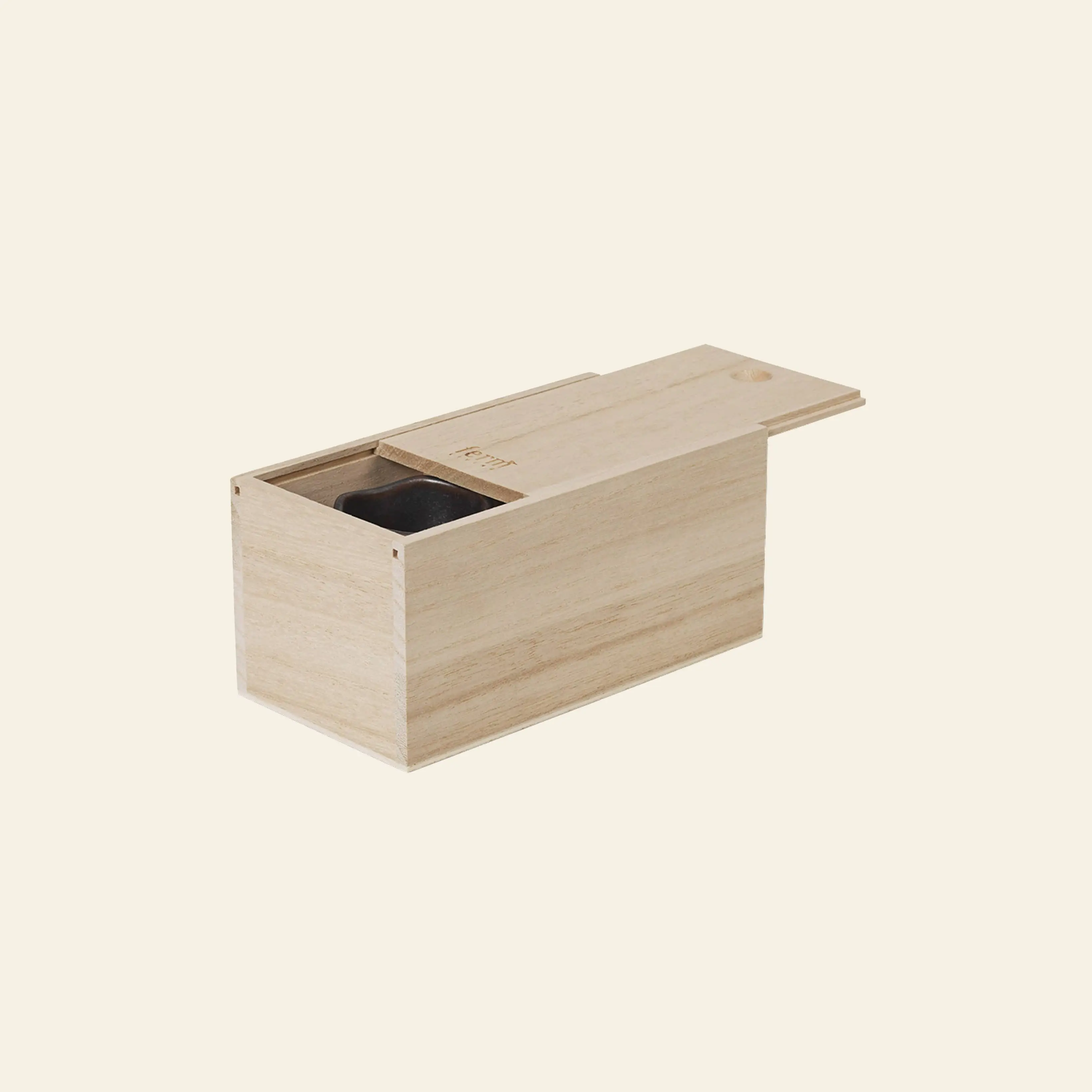 ferm LIVING Uneru Mini Pots Set of 2 Black 2