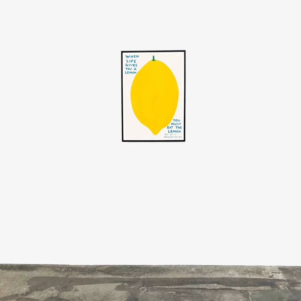 Shrig Shop David Shrigley When Life Gives You A Lemon 60x80 Poster 3