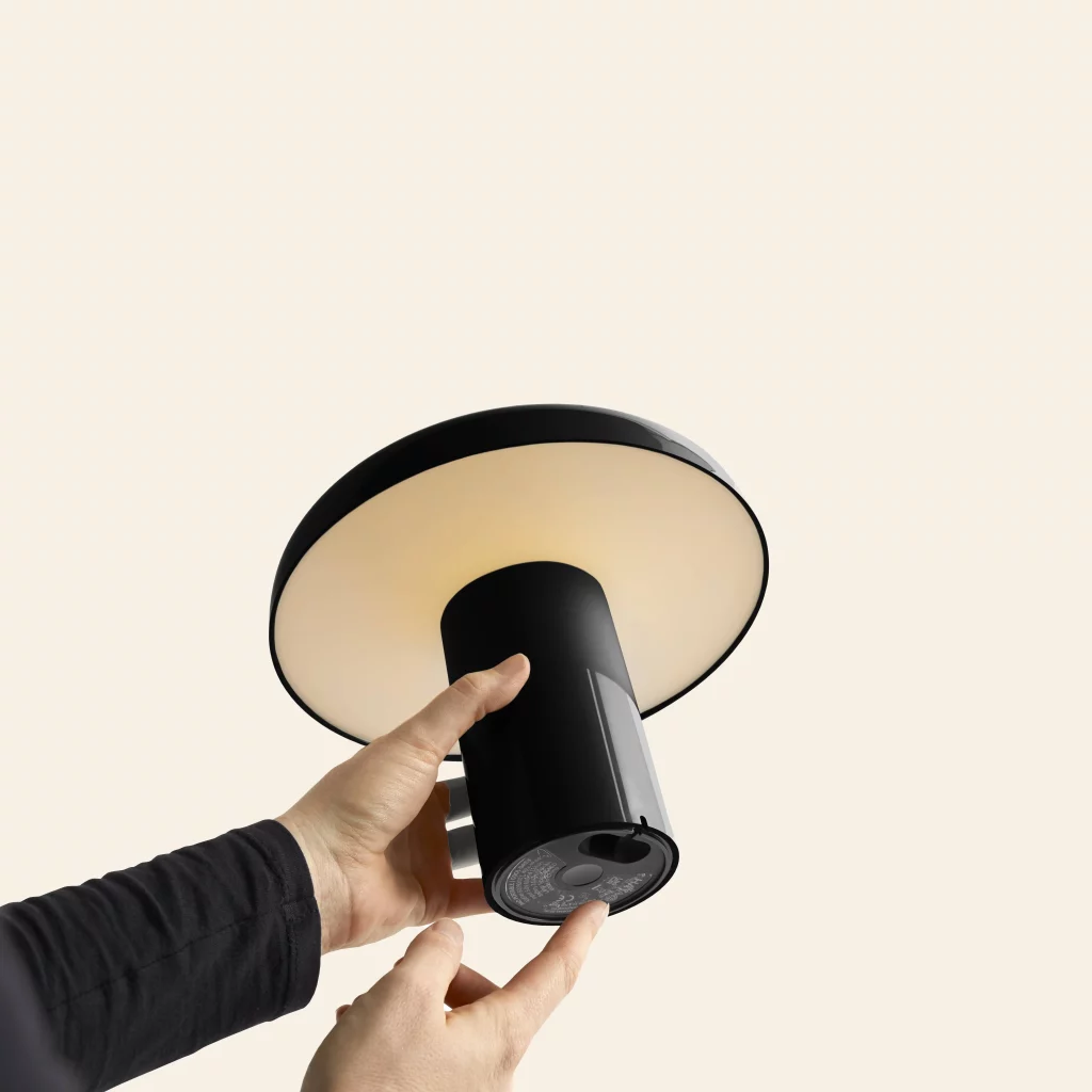 HAY Pao Portable Lamp Soft Black 4