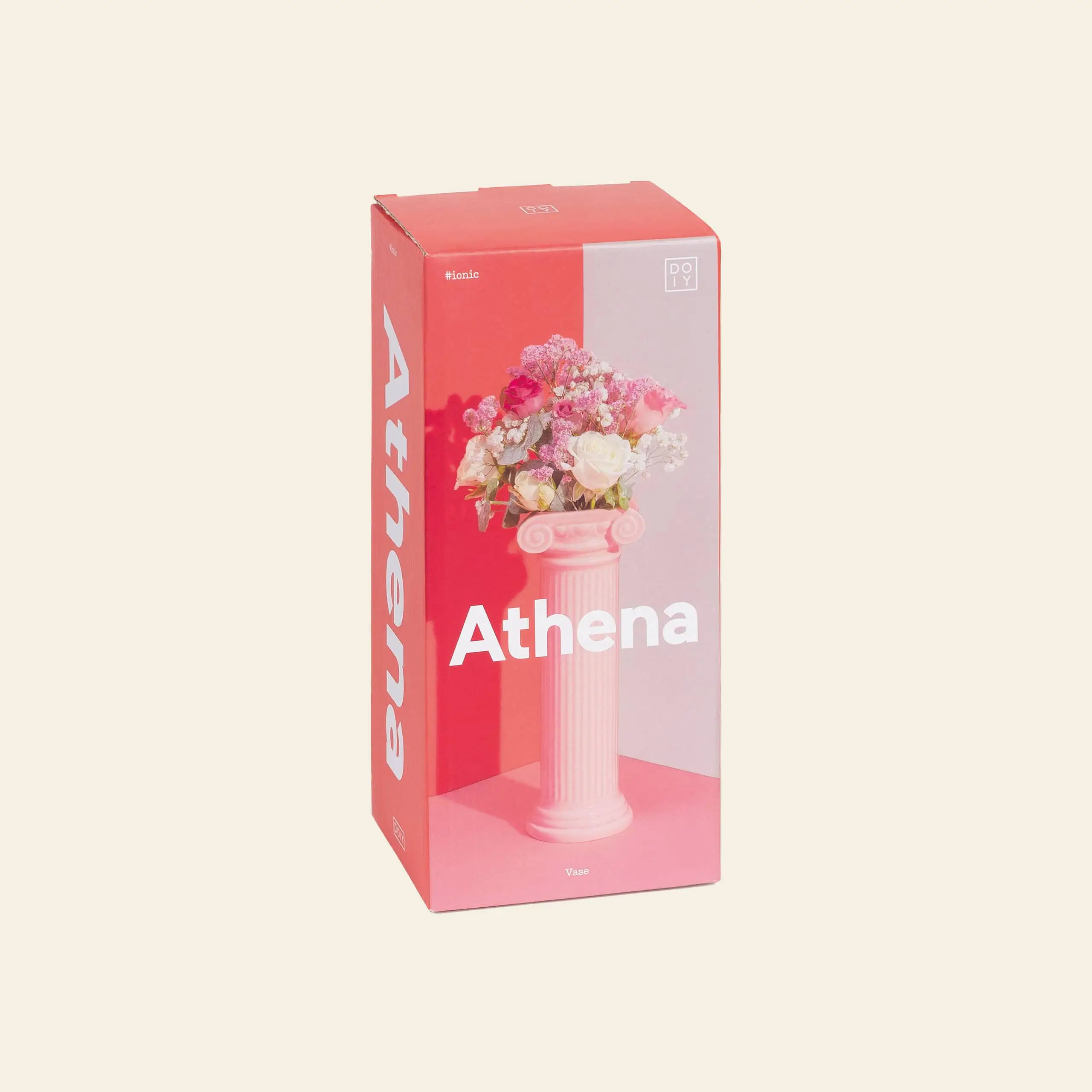 DOIY Athena Vase Pink 3