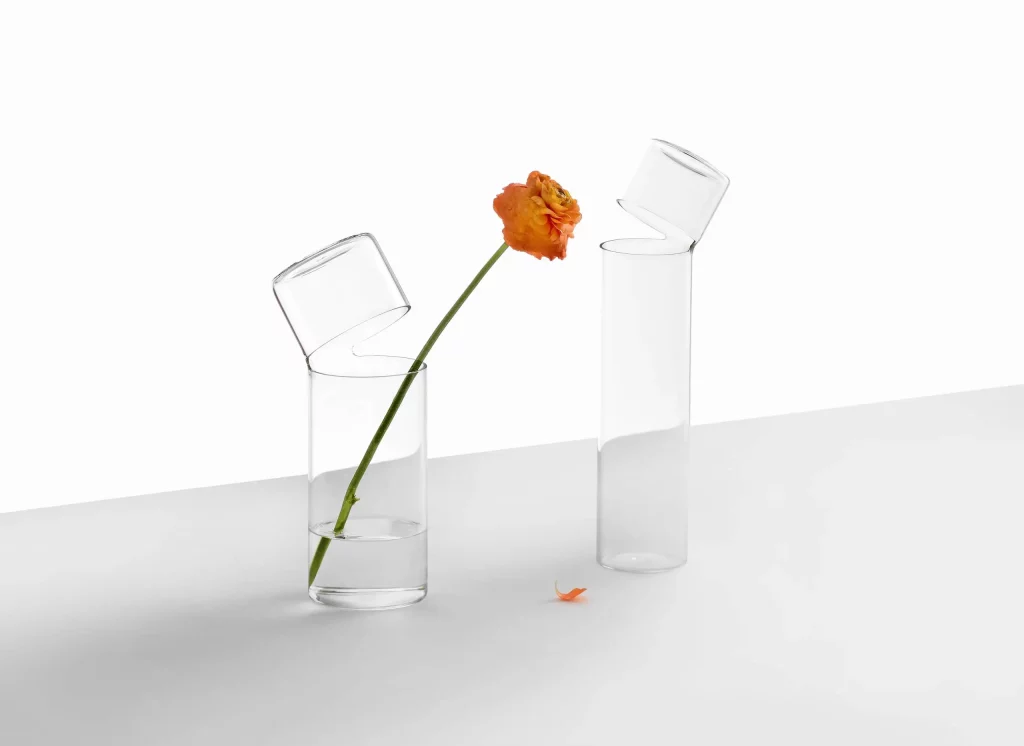 Ichendorf Milano Attesa Flower Vase Medium Clear 2
