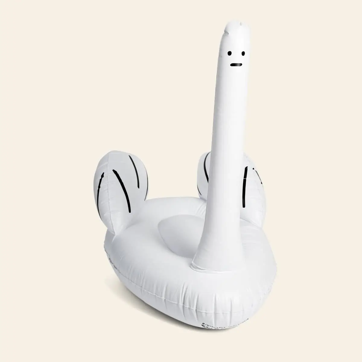 Third Drawer Down David Shrigley Ridiculous Inflatable Swan Thing White 1