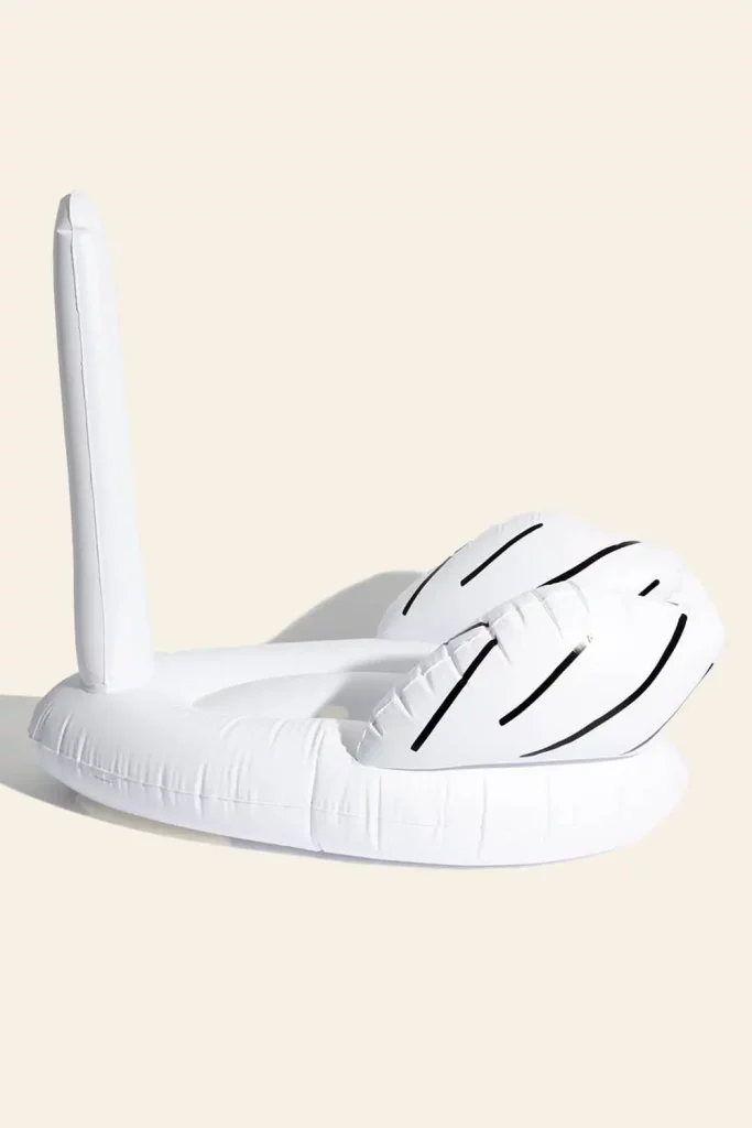 Third Drawer Down David Shrigley Ridiculous Inflatable Swan Thing White 2